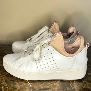 Michael Kors White Tennies 8.5